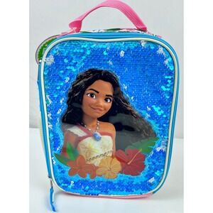 Disney Moana 2 Sequin Lunch‎ Box Insulated BPA Free Kid Friendly New